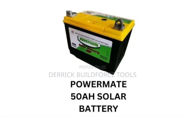 Powermate 50ah Deep Cycle Solar Battery - main view
