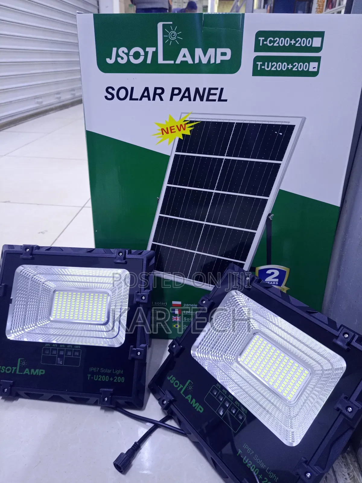 Jsot T-U200+200 Solar Floodlight 200w +200w
