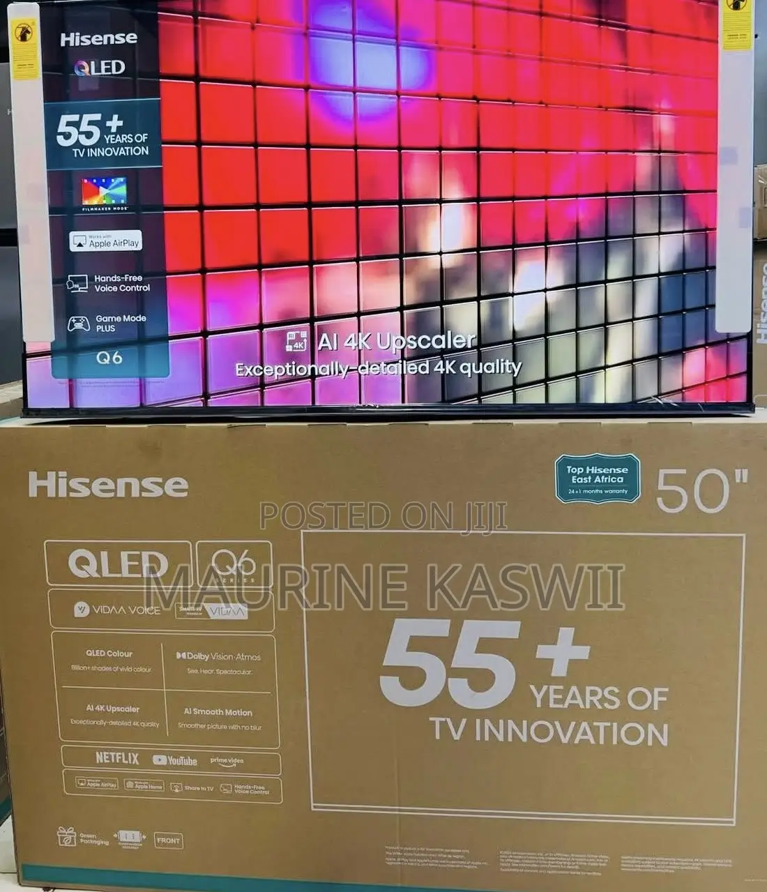 Hisense 50”Inch Qled Uhd (2025)Tv