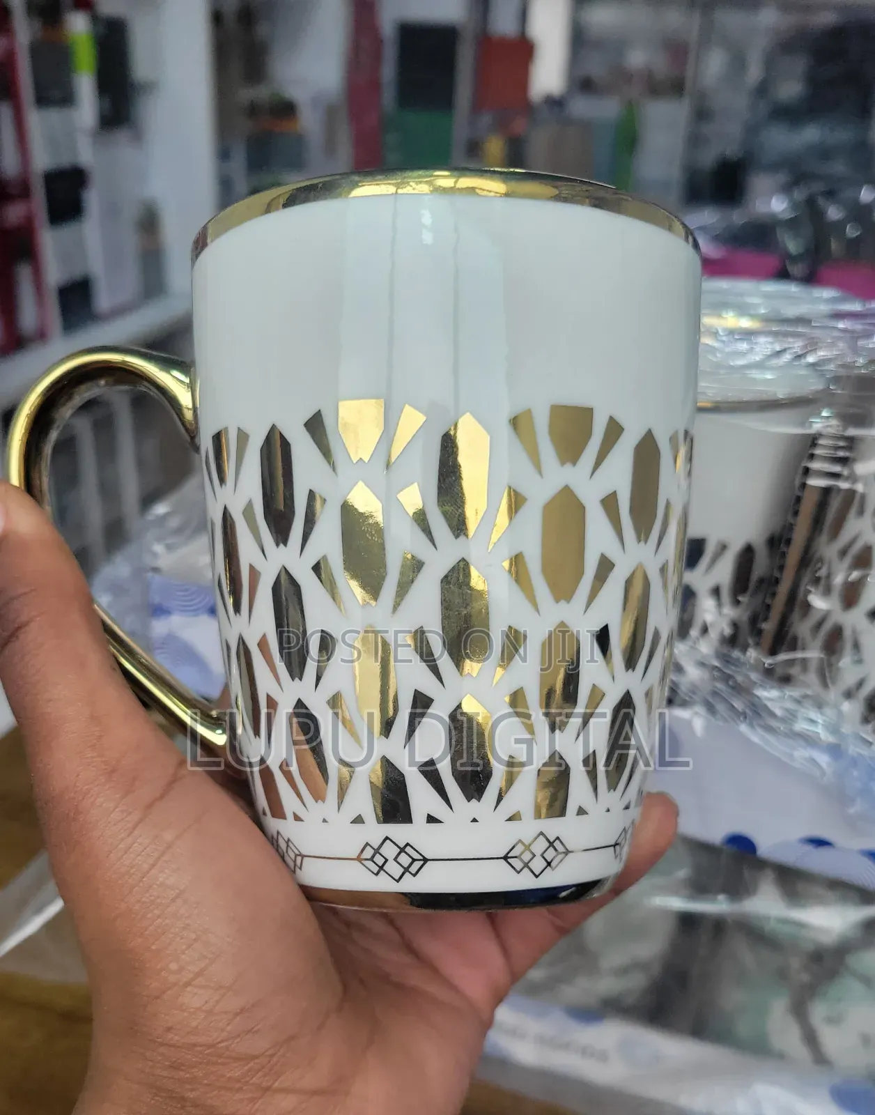 6pc Ceramic Mugs Set Available