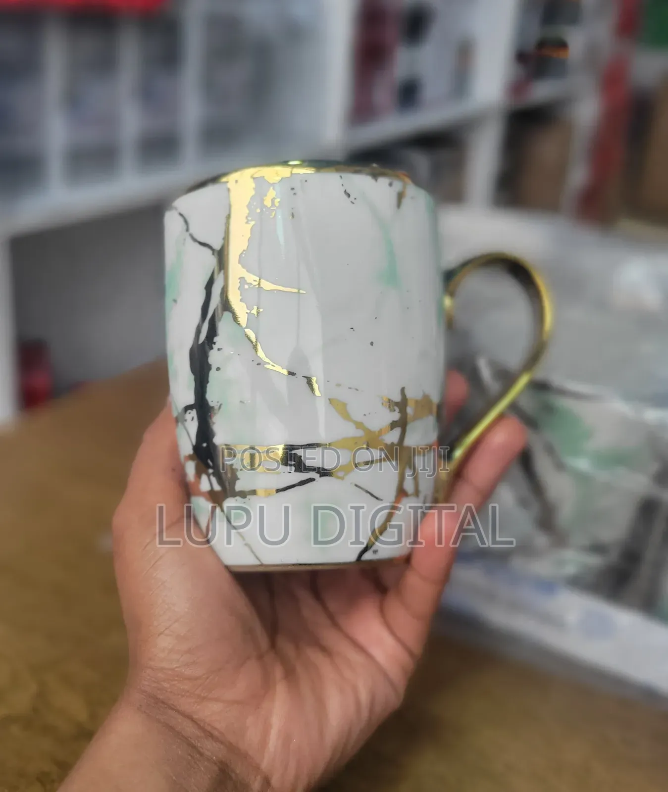 6pc Ceramic Mugs Set Available