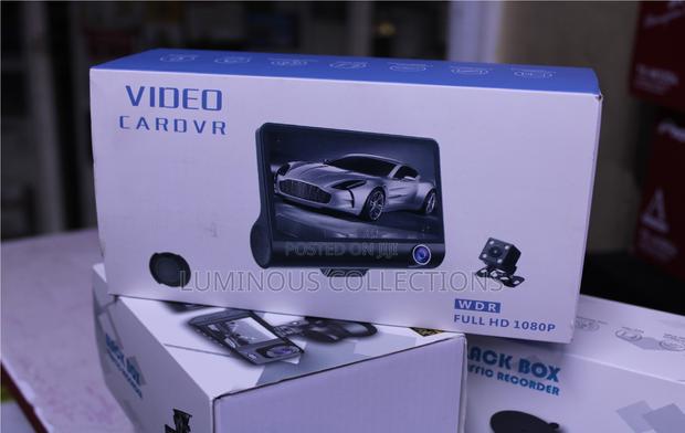 Exceptional Performance Dash Cam With 4 Inch Screen and 3 Cameras. - main view