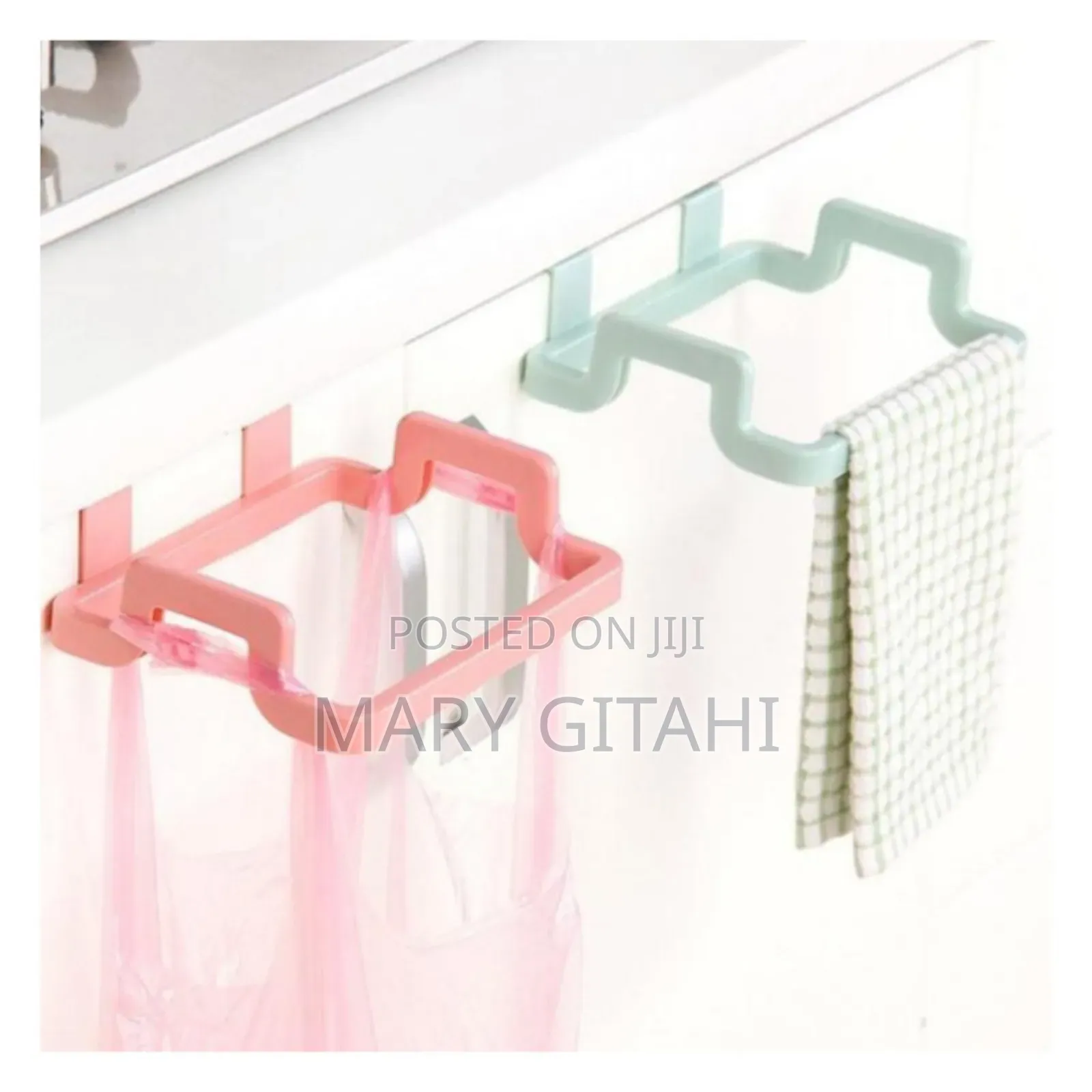 Set Of2over the Shelf Trash Paper or Towel Holder