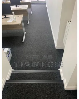 Dark Grey Office Floor Wall to Wall Carpets Supply and Installation