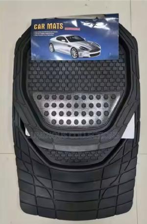 Supreme Quality 5 PCS Heavy Duty Flexible Rubber Car Mats - thumbnail 2