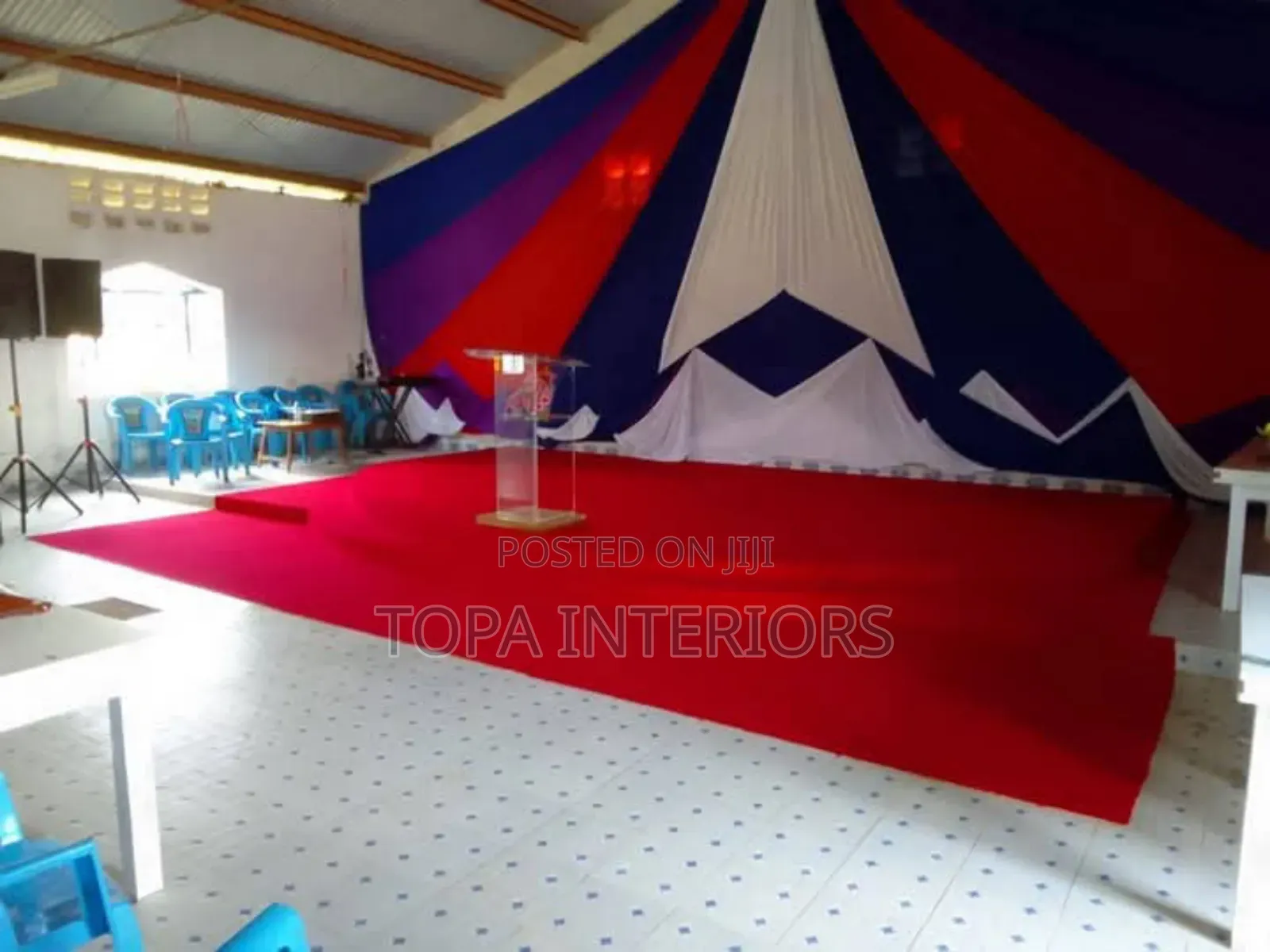 Delta Church Carpets Supply and Installation of Church Red Carpets