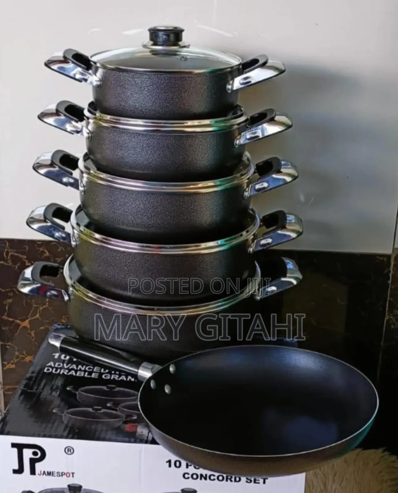 Black Jp Nonstick Cookware