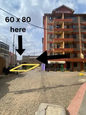 60 by 80 Plot in Juja Town for Sale Ideal for High Rise Apartments