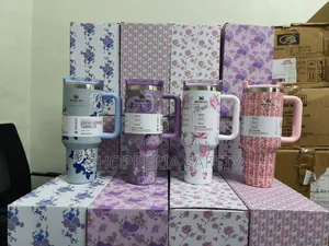Floral Effect Stanley Mug