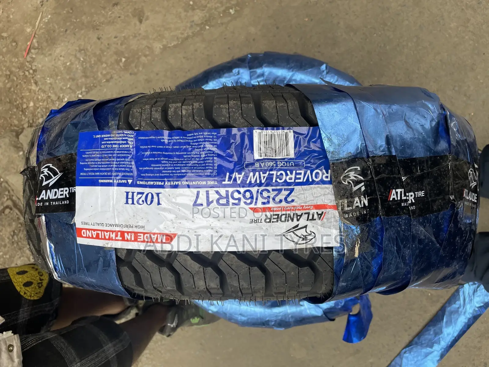 225/65r17 Atlander Tyres Made in Thailand
