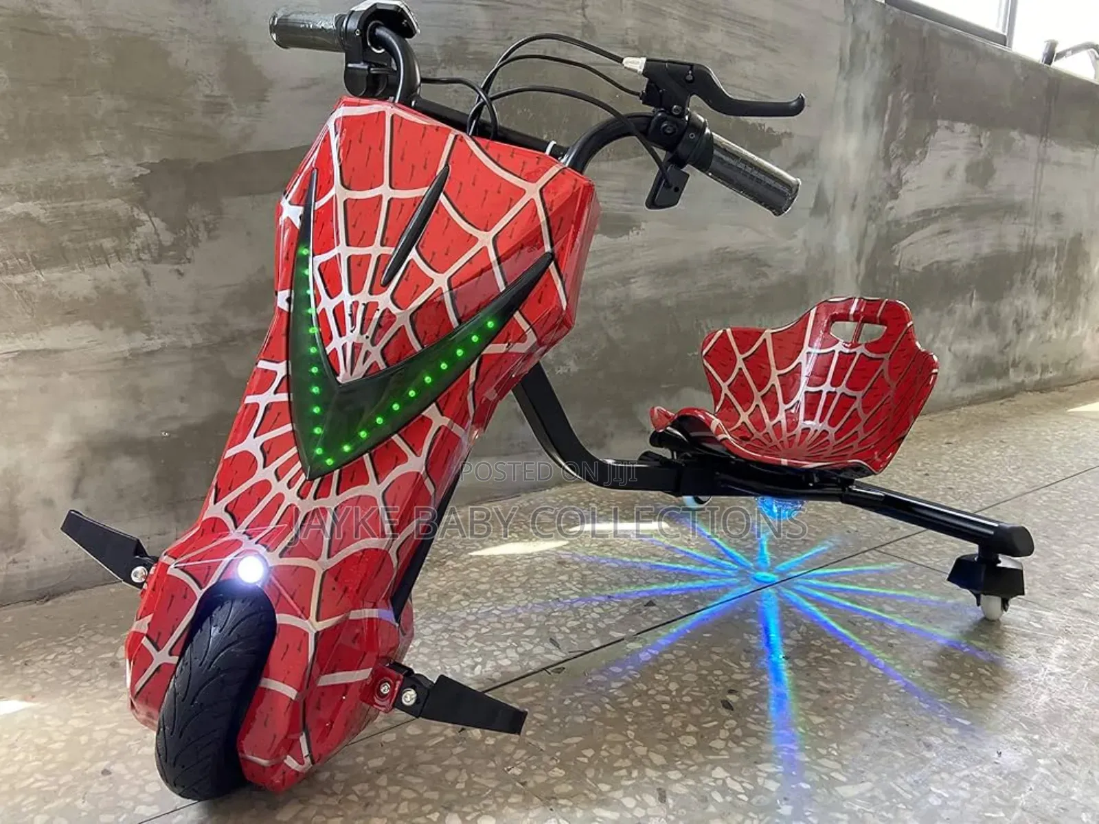 36v Kids Electric Drift Scooter With Led Lights