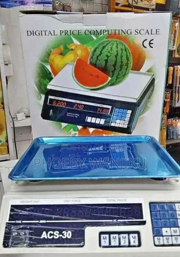 Armless Digital Computing Scale