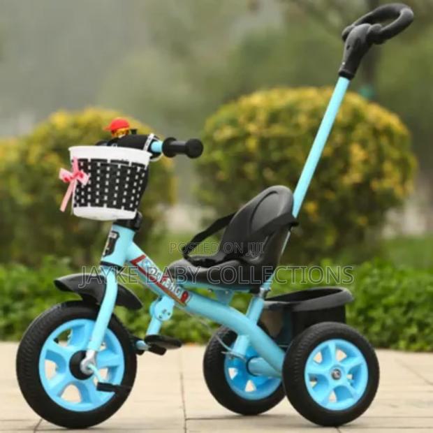 3-Wheel Baby Tricycle Stroller With Push Handle - thumbnail 4
