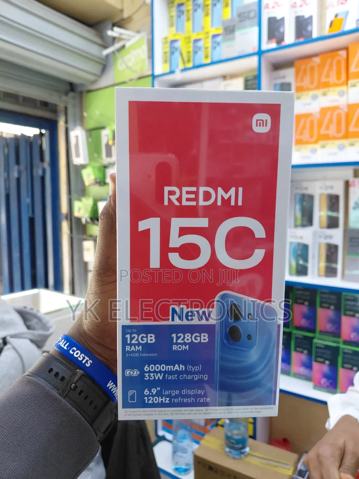 New Xiaomi Redmi 15C 4G 128 GB Black