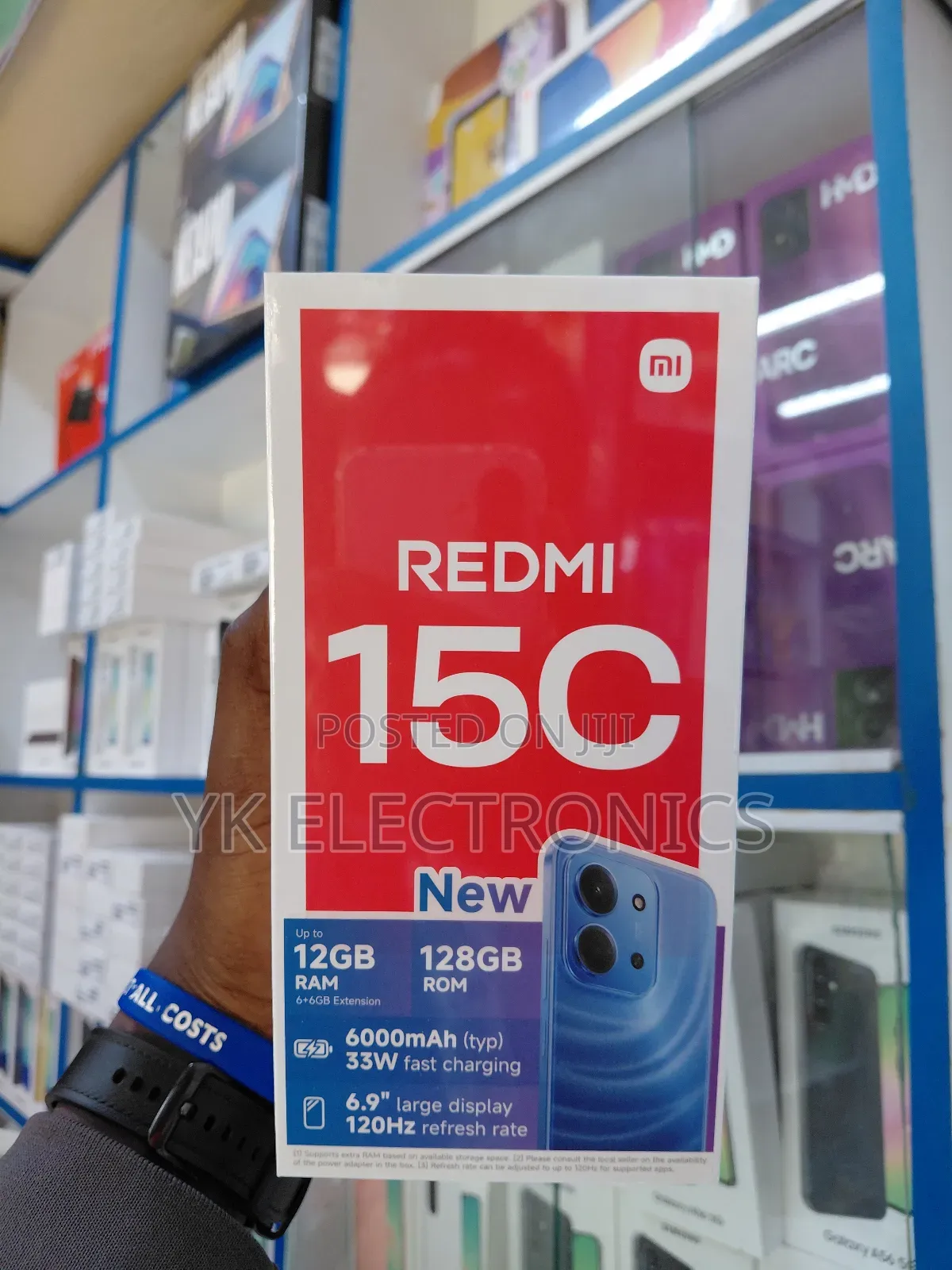 New Xiaomi Redmi 15C 4G 128 GB Black