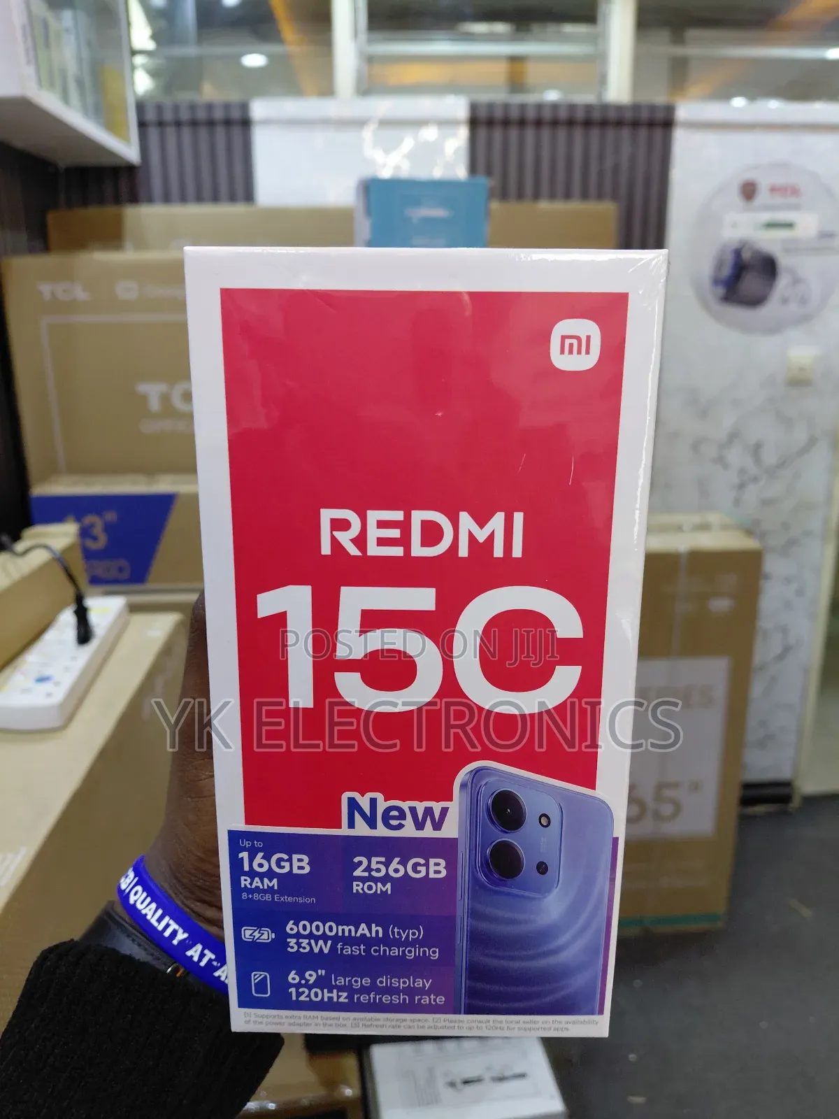 New Xiaomi Redmi 15C 4G 256 GB Black