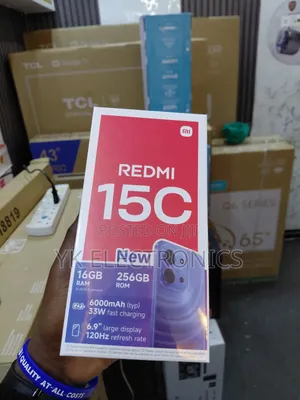 New Xiaomi Redmi 15C 4G 256 GB Black