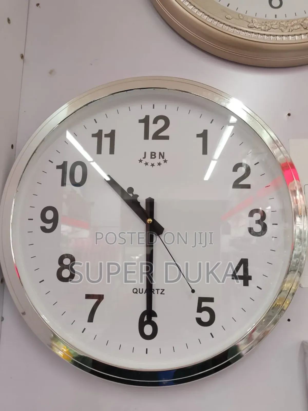 Quartz Round Wall Clock, Model No. 3344