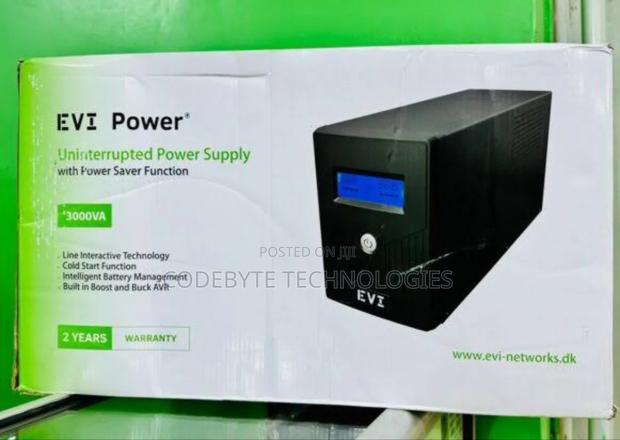 Evi 3000va / 1800w Line Interactive Ups - LCD Display - main view