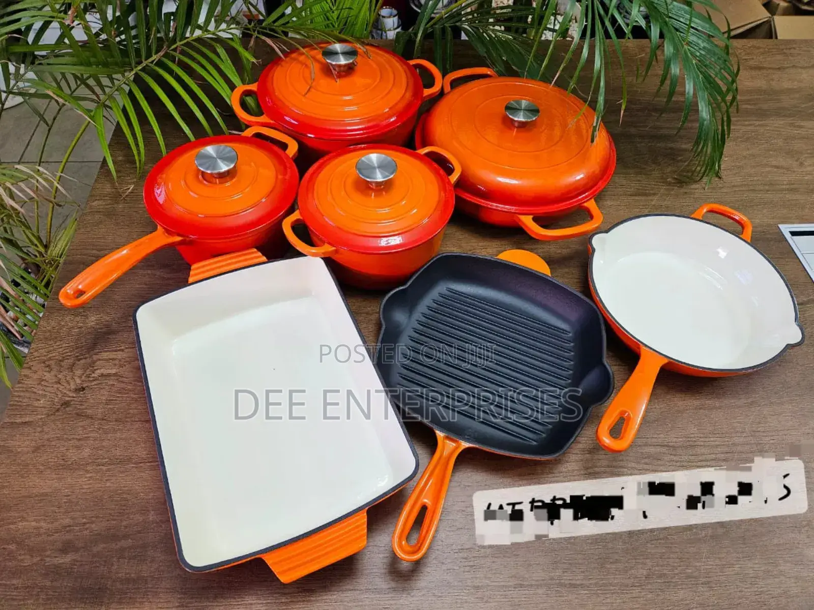 11pcs Cast Iron Cookware Set