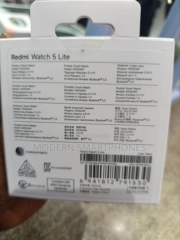 Redmi Watch 5 Lite
1.96′′ Amoled Display Smart Watch - thumbnail 2