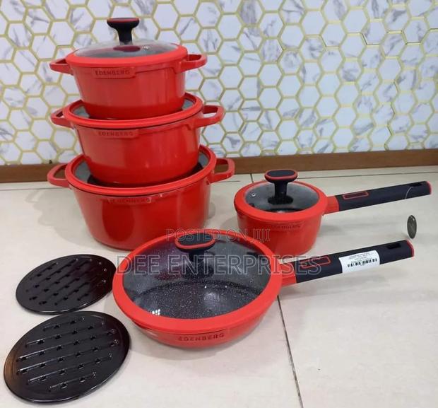 12pcs Edenberg Cookware Set - main view