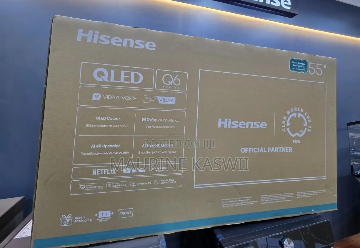 Hisense 55” Qled Uhd 55 Q6 (2025) Model Frameless