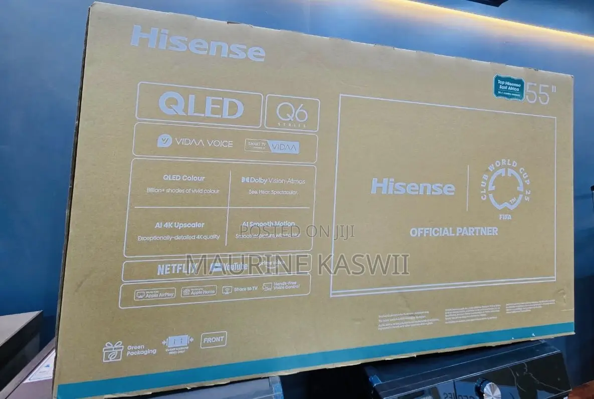 Hisense 55” Qled Uhd 55 Q6 (2025) Model Frameless