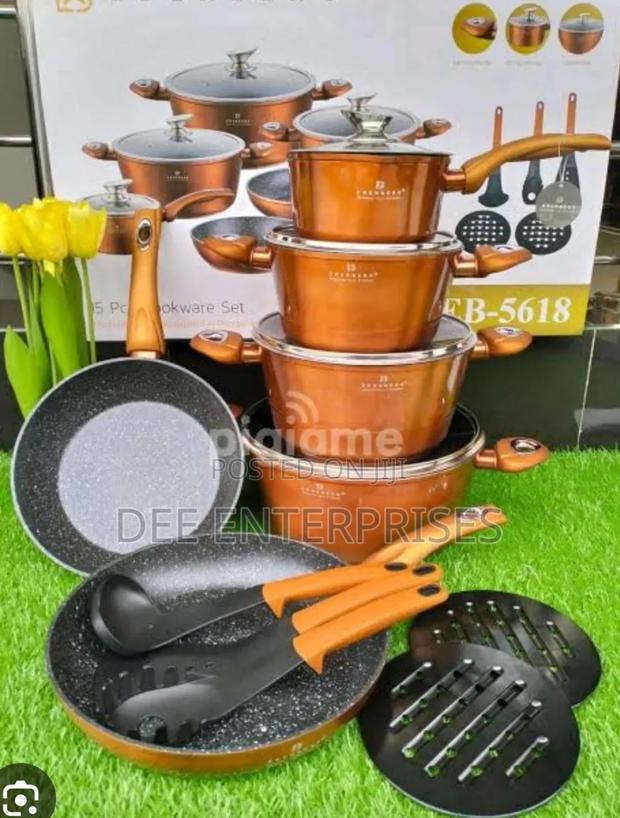 15pcs Edenberg Cookware Set - main view