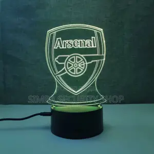 Arsenal 3d Illusion Football Club Led Night Lamp Team Logo Gift RGB