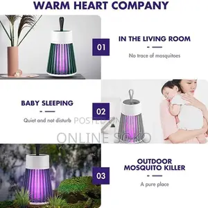 Portable Electric Shock Mosquito Flies Insect Zapper Killing Lamp