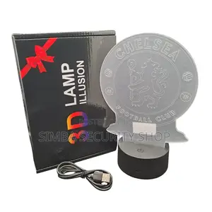 Chelsea 3d Football Club Night Light Holographic Lamp Gift
