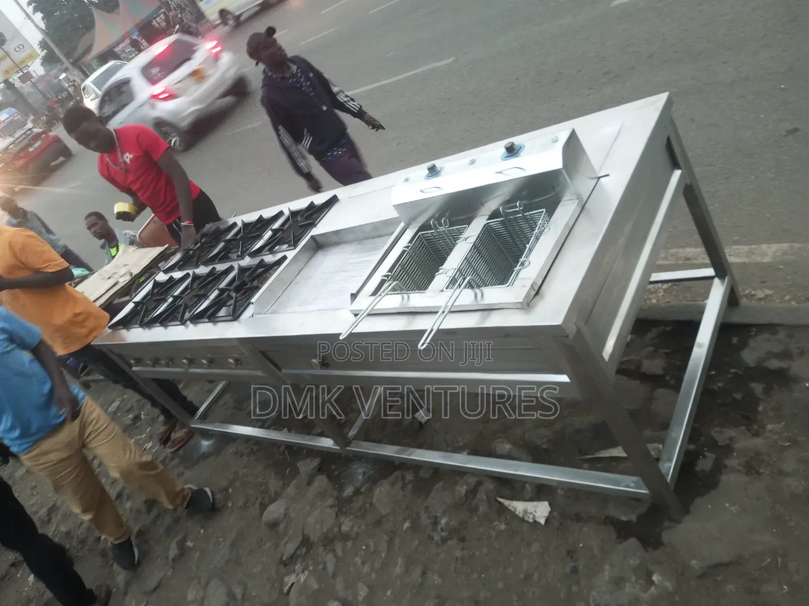 Decent Six Burner Combined Kitchen Unit