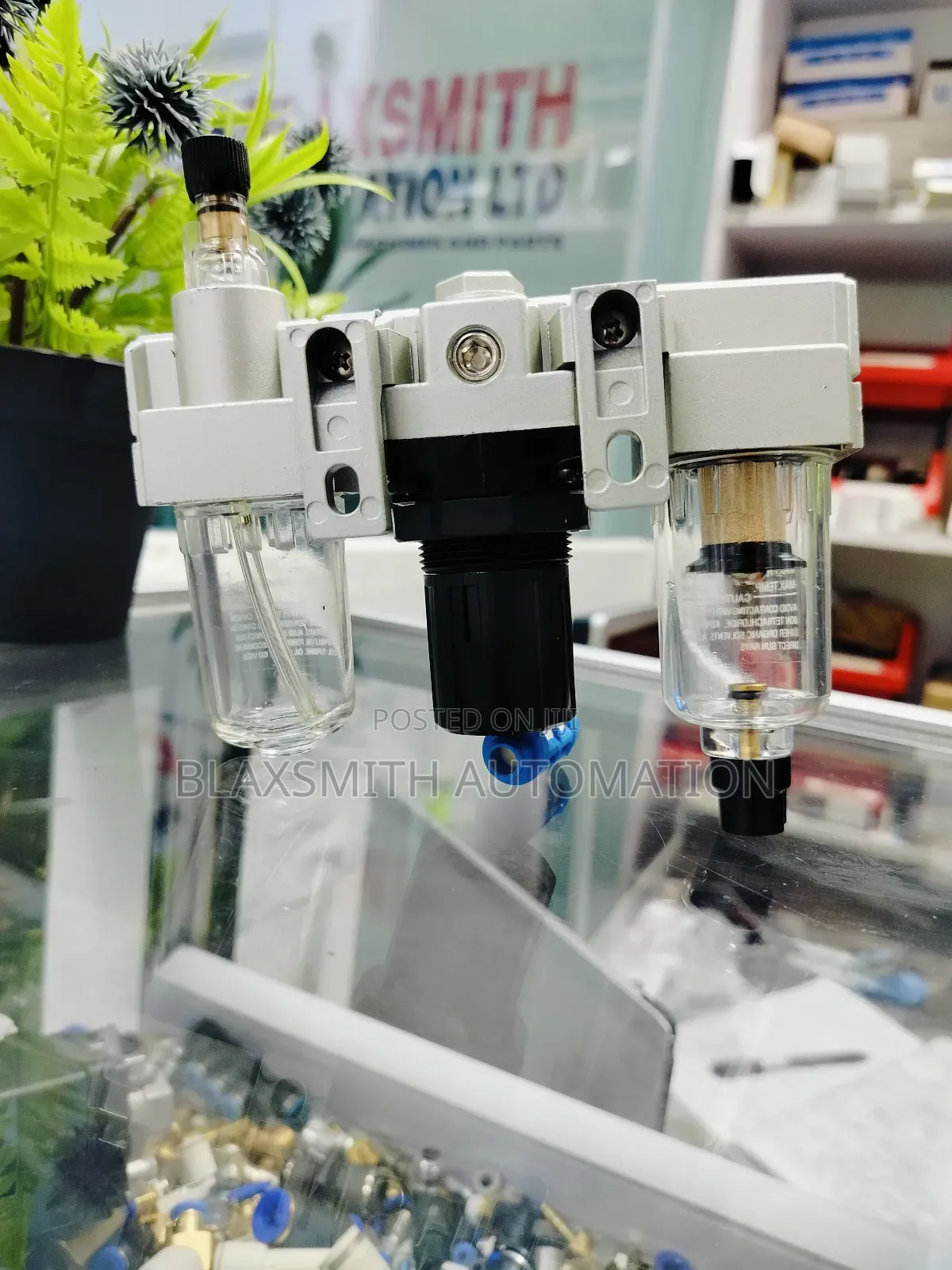 VPC Pneumatic Air FRL Complete Unit. Filter, Regulator Lubricator