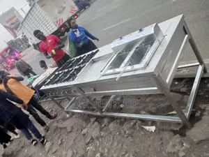 Professional Stainless Six Burners Combined Unit With Fryers Griddle