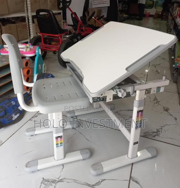 Screw-Locking Height Adjustable Kids Desk and Backrest Chair - thumbnail 8