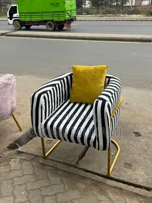 Zebra Printed Manicure Chair