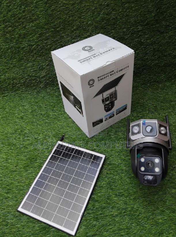 Dual Lens V380 Pro Solar Powered 4g Outdoor Camera