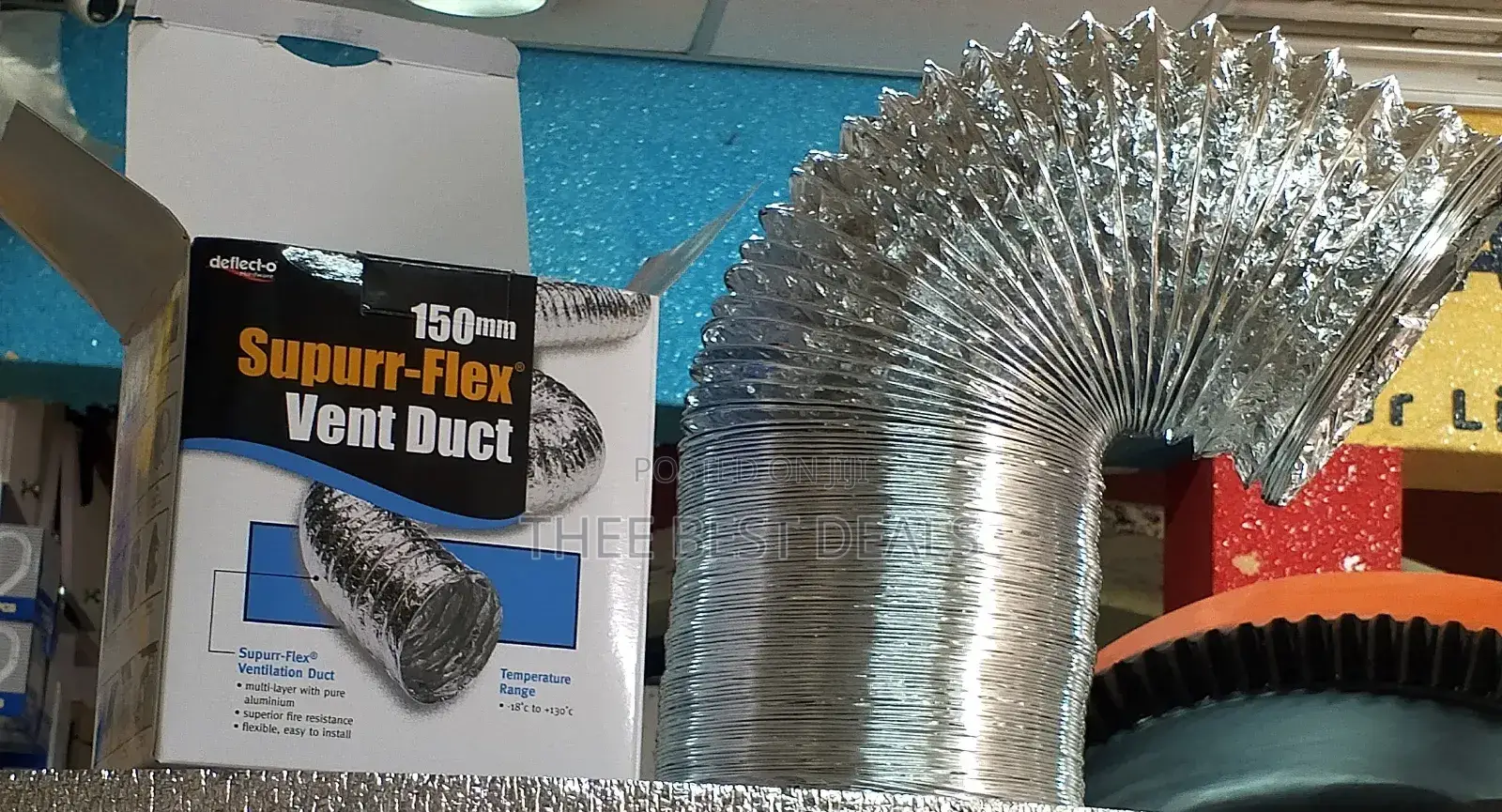 Supurr-Flex Aluminium Vent Duct 150mm