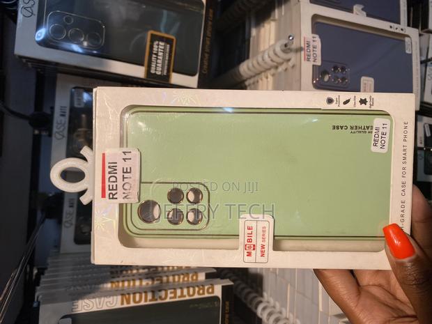 Vearer Xiaomi Redmi Note 11 Genuine Leather Plated Case - main view