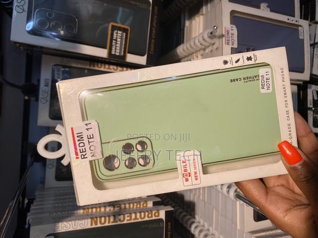 Vearer Xiaomi Redmi Note 11 Genuine Leather Plated Case - thumbnail 2