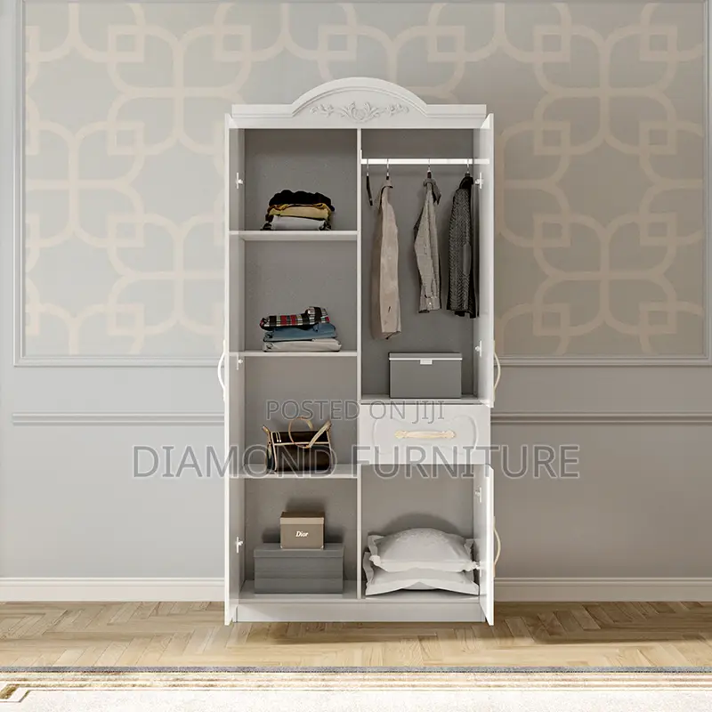 Wardrobe; Affordable 2 Door Wardrobe – Practical Storage Unit