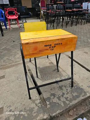 School Locker And Chair