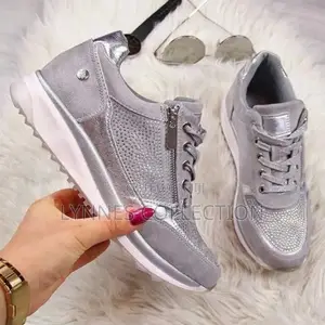 Side Zip Up Lady Sneakers ,Side Zip Ups Sizes 37-43