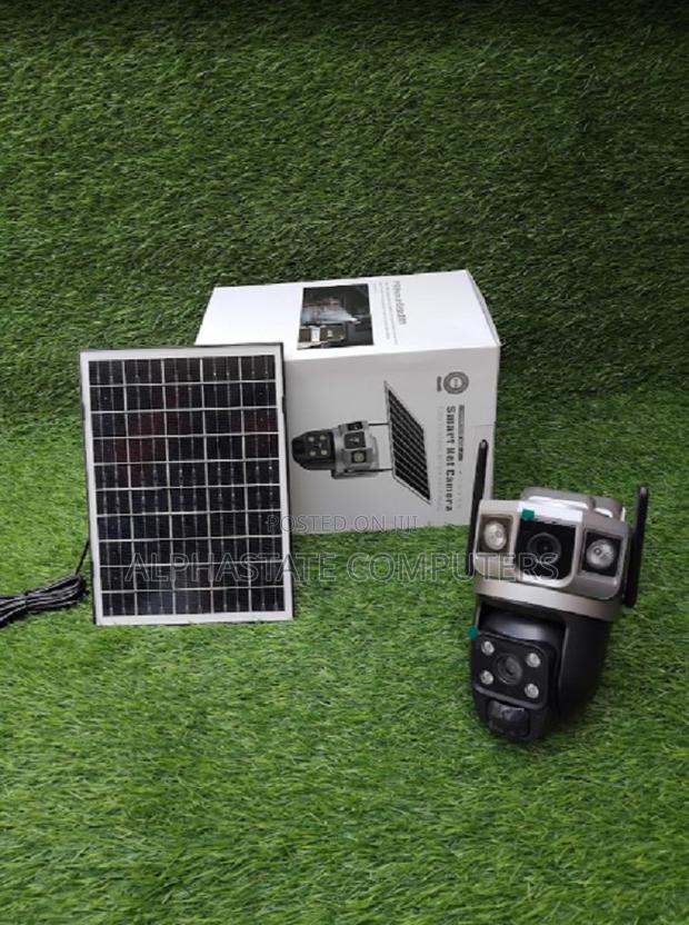 4g Dual Lens With Sim Slot PTZ Outdoor CCTV Surveillance