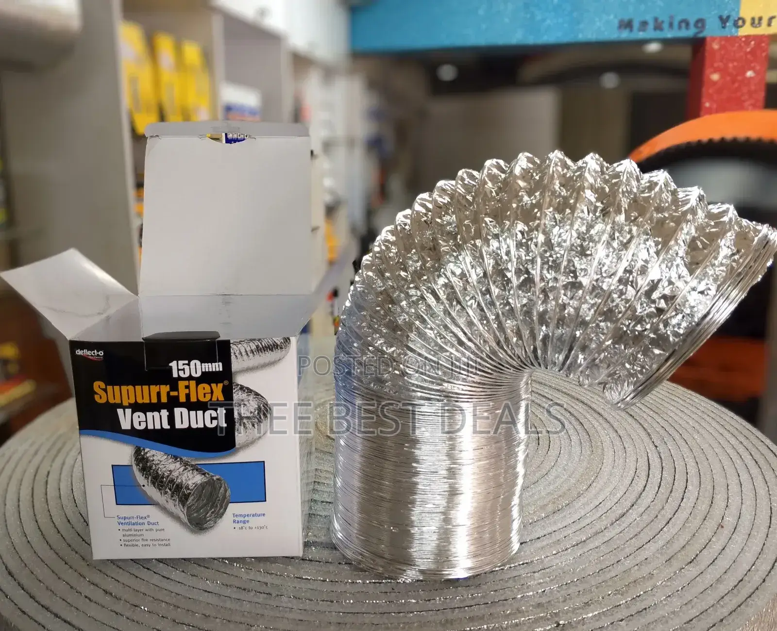 6" Supurr-Flex Vent Duct 3.6m