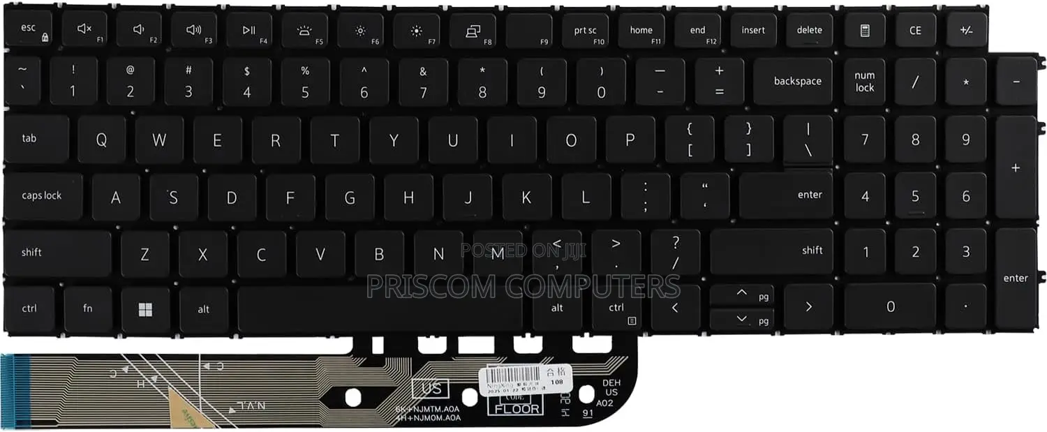 Dell Inspiron 15 3511 3515 3520 5510 5515 5518 7510 Laptop Keyboard