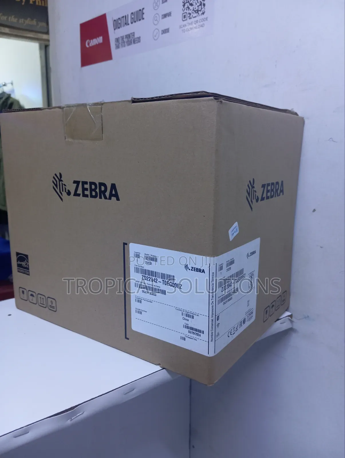 Zebra Zd220t Barcode Label Thermal Printer Zd220t