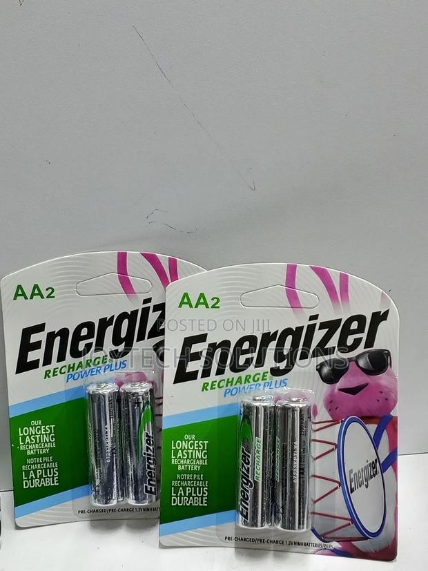 Long Lasting Rechargeable Batteries Aa2 Energizer Power Plus - thumbnail 2