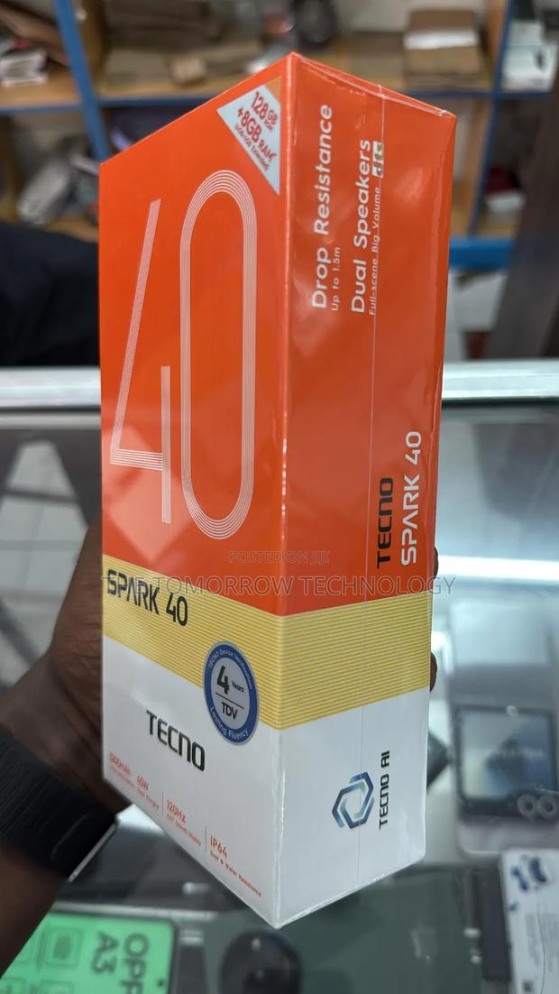 New Tecno Spark 40 128 GB Gray - thumbnail 4